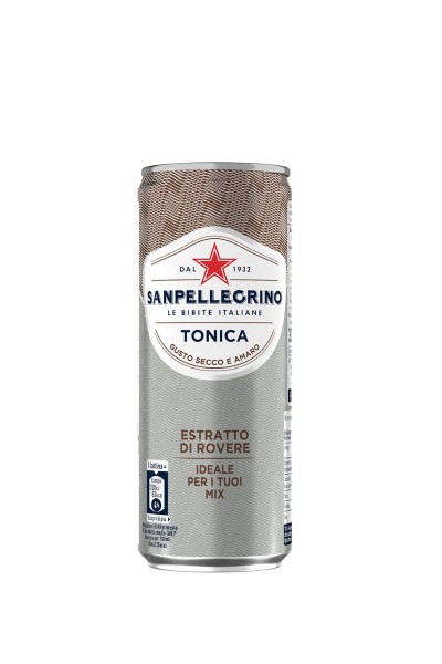 Agua SANPELLEGRINO Tónica LT 330ml. Agua SANPELLEGRINO Tónica LT 330ml.